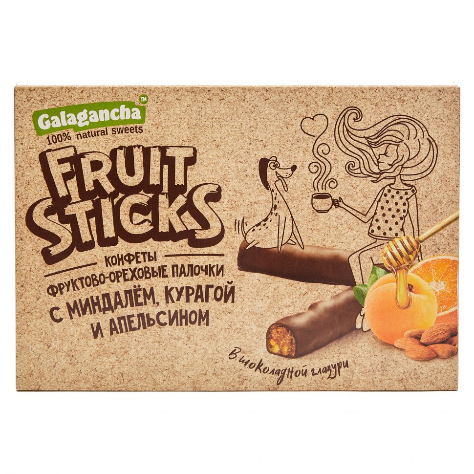  Берестов КРАФТ Fruit Stiсks с курагой и миндалем, 175г   в Люберцах