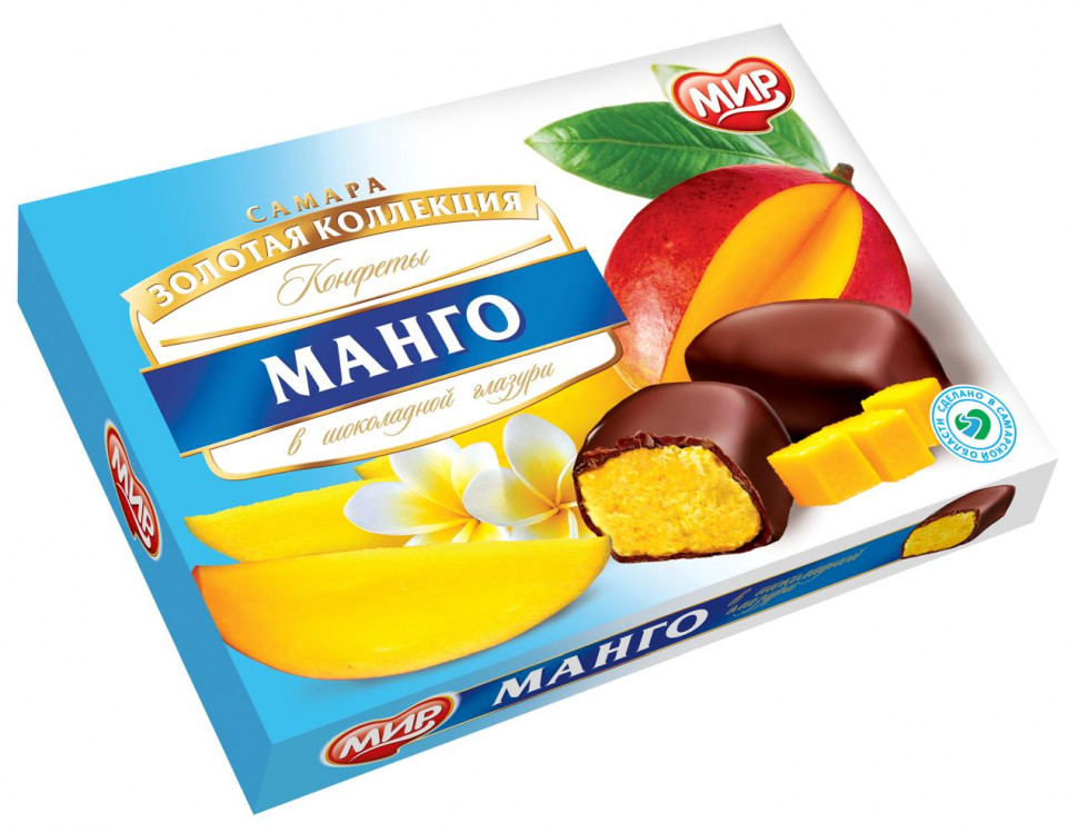  КФ МИР Манго-Кокос в шоколадной глазури 160г  в Люберцах