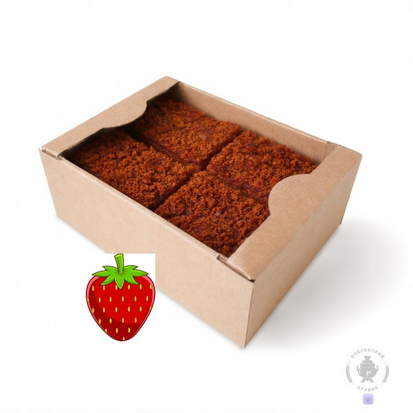 №3 Пряник 1кг с фруктовой начинкой Клубника в Люберцах