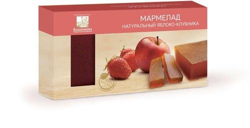 Мармелад пластовый 210г Яблоко-Клубника в Люберцах