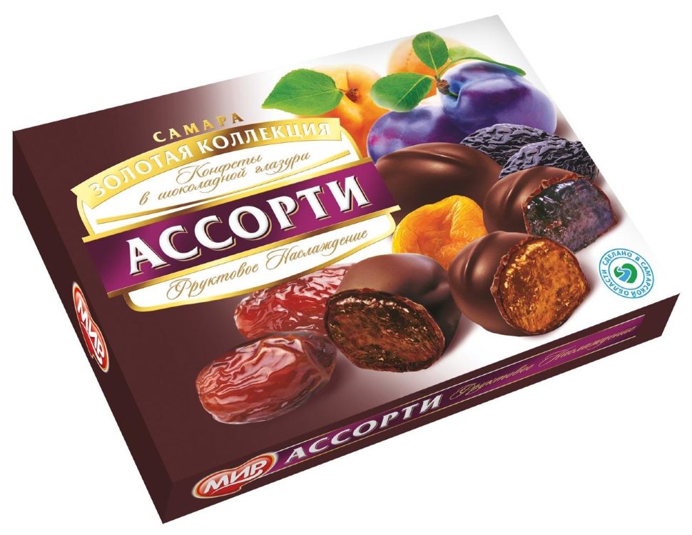  КФ МИР Фруктовое наслаждение (набор шоколадных конфет) 170г в Люберцах